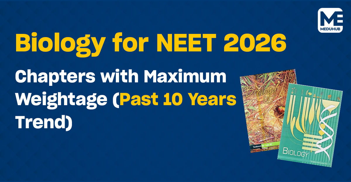 Biology for NEET 2026: Chapters with Maximum Weightage (Past 10 Years Trend)